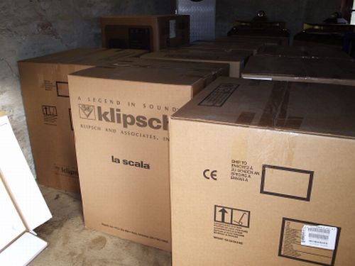 Klipsch La Scala Lautsprecher in Original Klipsch Verpackung - 5 Jahre Garantie bei Werner Enges Atmosphere-Klipsch in 31008 Elze .