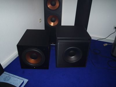 Klipsch Subwoofer aus dem Klipsch THX Ultra Homecinemasystem und Klipsch RSW Subwoofer