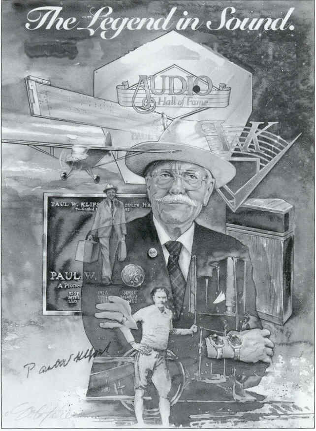 Drawing of Paul W. Klipsch