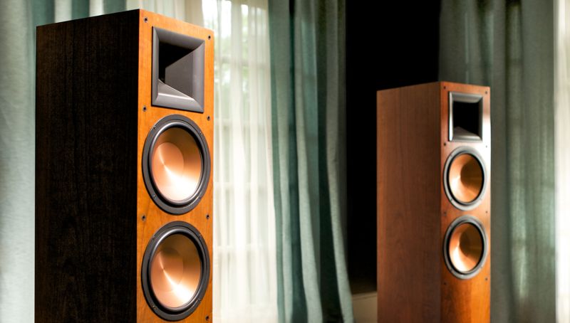 HEIGHT 48.5" (123.3cm) with feet-klipsch-reference-rf7-II