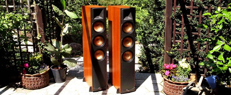 Klipsch Reference RF 83 , american cherry , as new - demo style , inclusive der besseren Kabelbrücken statt der Blechstreifen , inclusive magnetischer Frontabdeckungen ( grilles ) . Gut für Selbstabholer , Packages bereits wegen Platzmangel entsorgt . Call for price - rufen Sie uns gerne an unter 05068/3031 Telefon . 